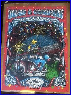 Dead and & Company poster Las Vegas Sphere Brandon Trammel Non Foil 7/4/2024