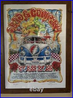 Dead and company 2022 Tour Poster Ap 40/250 Mint Condition blue variant Rare