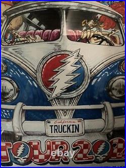 Dead and company 2022 Tour Poster Ap 40/250 Mint Condition blue variant Rare