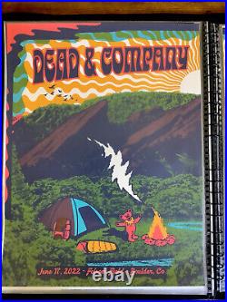 Dead and company? Boulder poster summer tour 2022 night 1 Show Edition /1000