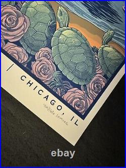 Dead and company VIP poster Chicago Night 2 Final Chicago 9/10/23 Wrigley