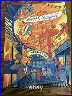Dead and company poster Hershey park Limited Edition! 594/1260