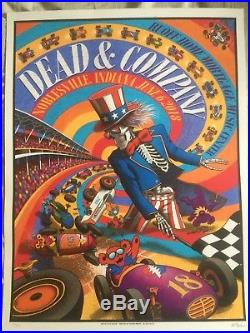 Dead and company poster Noblesville Deer Creek GDP 2018 Signed Limited Edition