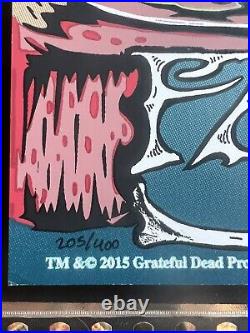 Dead & co fall tour 2015 #205/400 uncut poster