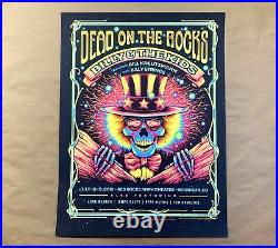 Dead on the Rocks Billy & the Kids Poster Black Keyline SIGNED Company Red