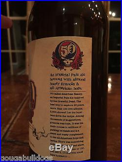 Dogfish Head American Beauty Grateful Dead Beer Bottle Fare Thee Well 50 Years