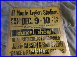 Dr. Timothy Leary Lsd 1960s Not Grateful Dead Dance Boxing Style Concert Poster