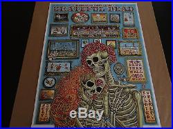 EMEK 2015 VIP Grateful Dead Poster, Fare Thee Well, NM 1st Print xxx/800