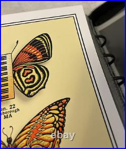 EMEK Dead & Company Butterfly 2019 VIP Poster Glossy AE #'d /200 Signed Doodled
