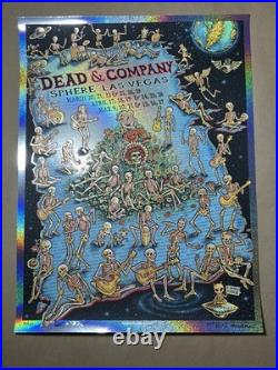 EMEK Dead & Company Poster Las Vegas Sphere 2025 Artist Foil Edition Signed /200