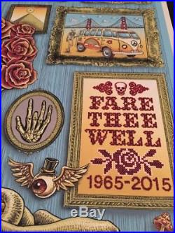 EMEK GD50 Grateful Dead 50 2015 AE x/150 FAre Thee Well Weir Trey Poster Print