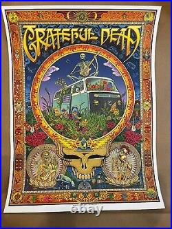 EMEK Grateful Dead Art Print Poster Regular Timed Edition Screen Print