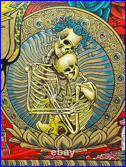 EMEK Grateful Dead GREEN Variant Screen Print Poster #270/325? SHIPS FAST