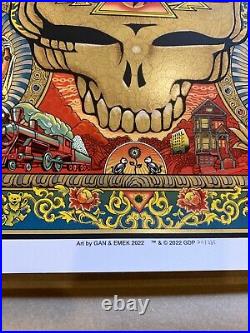 EMEK Grateful Dead Print Poster Green Variant Edition Of 325 Ready To Ship