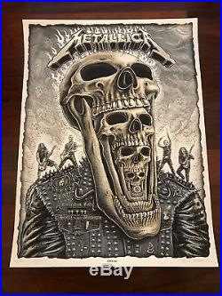 EMEK Metallica Grateful Dead GD50 Art Poster Print Seattle, WA VIP Artist Ed