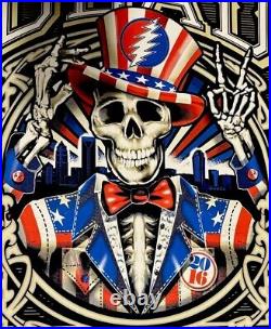 Early Tour Opener Dead & Company RARE Poster 2016 S/N PNC Charlotte NC Sarbossa