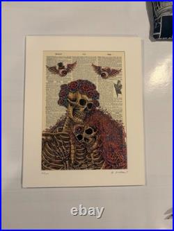Emek Dead Dictionary Print Grateful Dead Chicago 2015 Art Print Limited Edition