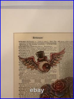 Emek Dead Dictionary Print Grateful Dead Chicago 2015 Art Print Limited Edition