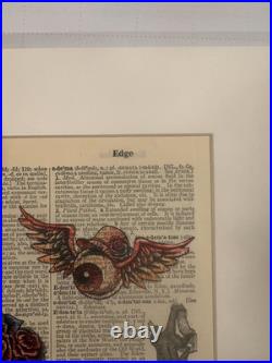 Emek Dead Dictionary Print Grateful Dead Chicago 2015 Art Print Limited Edition