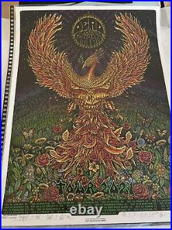Emek Dead and Company tour 2021 poster Signed # Doodled