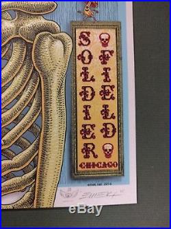 Emek Gd50 Grateful Dead Poster Vip Print Soldier Field Chicago Fare Thee Well Ae
