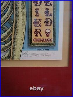 Emek Grateful Dead 50th Anniversary Chicago VIP Poster