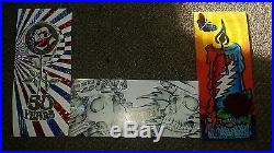 Emek Grateful Dead Fare Thee Well A/E Poster and ticket set. Spusta sperry