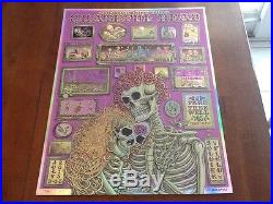 Emek Grateful Dead foil variant poster pristine condition Chicago Jerry Garcia