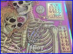 Emek Grateful Dead foil variant poster pristine condition Chicago Jerry Garcia