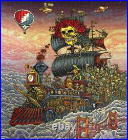 Emek TRIP OF FOOLS Blotter art Grateful Dead