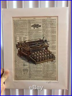 Emek Vintage Typewriter Dictionary Page Grateful Dead GD50 Poster Print
