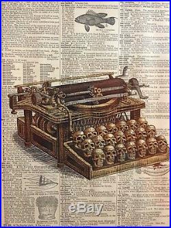 Emek Vintage Typewriter Dictionary Page Grateful Dead GD50 Poster Print