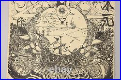 Ex. Rare Vintage 1984 Grateful Dead East Coast Tour Concert Poster 11x17