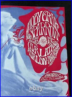 FD 43 -1 Original Human Be-In Moby Grape Beautiful Concert Poster from 1967 AOR