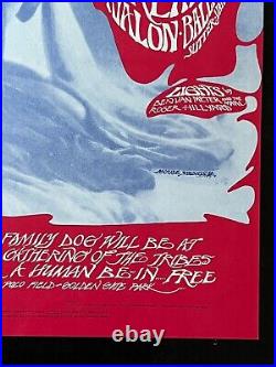 FD 43 -1 Original Human Be-In Moby Grape Beautiful Concert Poster from 1967 AOR