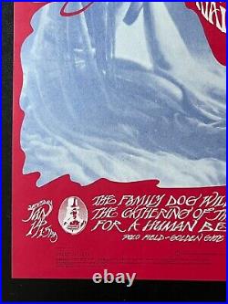 FD 43 -1 Original Human Be-In Moby Grape Beautiful Concert Poster from 1967 AOR