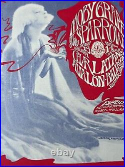 FD 43 -1 Original Human Be-In Moby Grape Beautiful Concert Poster from 1967 AOR