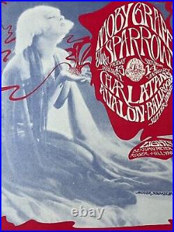 FD 43 -1 Original Human Be-In Moby Grape Beautiful Concert Poster from 1967 AOR