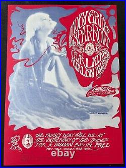 FD 43 -1 Original Human Be-In Moby Grape Beautiful Concert Poster from 1967 AOR