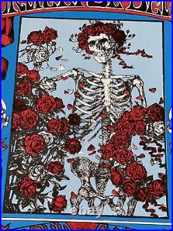 FD26 Grateful Dead Skull And Roses Incredible 1966 Concert Poster