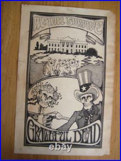FILLMORE POSTER Grateful Dead We Will Survive