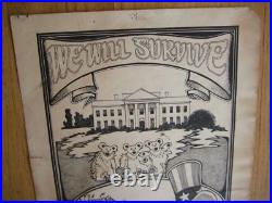 FILLMORE POSTER Grateful Dead We Will Survive