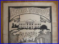 FILLMORE POSTER Grateful Dead We Will Survive