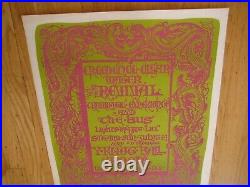 FILLMORE POSTER era Creedence Clearwater Revival 1968