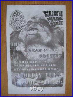 FILLMORE POSTER era F. D. 2 SUPER RARE handbill Avalon Ballroom 1966