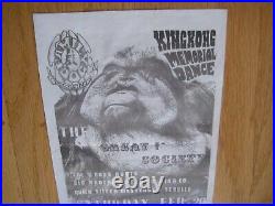 FILLMORE POSTER era F. D. 2 SUPER RARE handbill Avalon Ballroom 1966