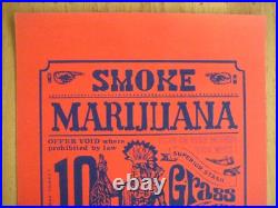 FILLMORE POSTER era Head Shop poster Smoke 1961 Esoteric Poster Co