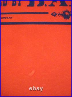 FILLMORE POSTER era Head Shop poster Smoke 1961 Esoteric Poster Co