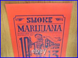 FILLMORE POSTER era Head Shop poster Smoke 1961 Esoteric Poster Co