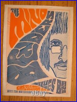 FILLMORE POSTER era The Mindbenders Castle Ballroom